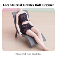 1/6 Scale Doll Lingerie Set Nightwear Design Lace Doll Set Soft Textile Underwear for Hobbyists