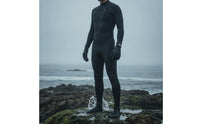 3mm One-Piece Wetsuit with Front Zipper Close-Fitting Wetsuit with Front Zipper Warm Diving Suit Comfortable for Snorkelers, Surfing, Swimming