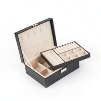 Double-Layer Jewelry Box Compact for Women