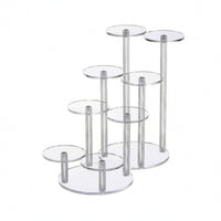Perfume Display Stand Round Tiered Display Stand Space Saving