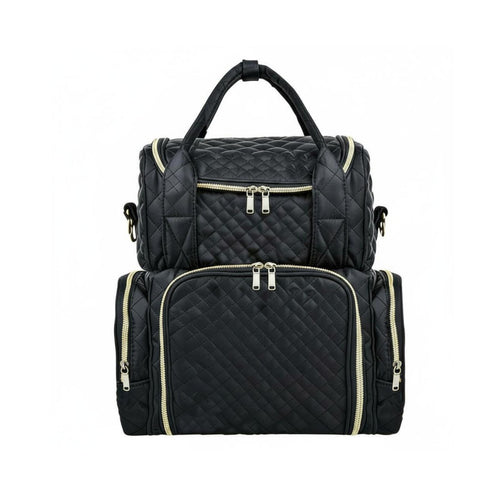 Double Layer Nail Bag Portable Nail Tech Bag Handle for Salon