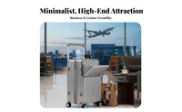 20 Inch Carry-on Suitcase Side Hook Carry-on Luggage Integrated Phone Stand