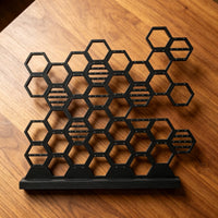 Earring Stand Stable Base Wooden Earring Holder Easy to Assemble Jewelry Display for Dressing Table