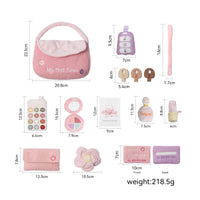 Dress up Purse Toy Cotton Girls Purse Playset Rounded Top Handle