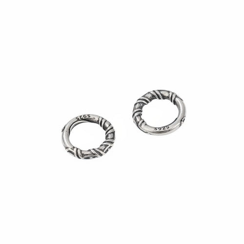 S925 Silver Crown Bead Elegant Design DIY Jewelry Making Bead Vintage Design Spacer Band Easy to Use Mini Crown Decoration
