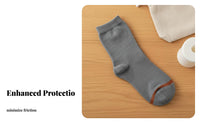5 Pieces All-Season Wear Below Knee Amputee Sock Skin-Friendly Cotton Prosthetic Sock Sweat Absorbing for Amputees