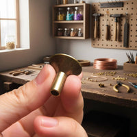 Polished Finish Backflow Incense Cone Holder Compact Design Metal Backflow Incense Nozzle Easy to Clean Metal Cone Burner Stand Alloy Material for DIY Enthusiasts