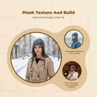 Women's Warm Knit Hat, Colorful, Ear Covers, Fall Winter