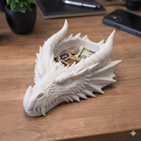 Dragon Head Tray 3D Printed Desktop Storage for Entryway