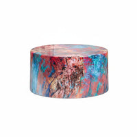 Round Display Pedestal Elevated Round Showcase Plinth Sturdy for Retail Sellers