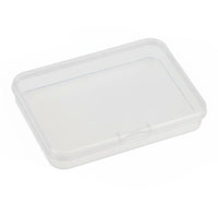 Clear Plastic Box with Lid Stackable Plastic Sample Box Dustproof for Hobbyists