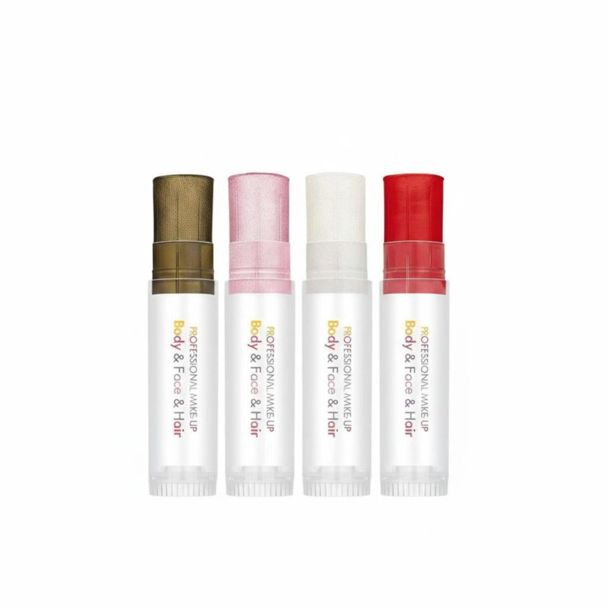 Sparkle Gel, Pearlescent, Multi-Color Set, Face, Carnival Makeup