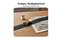 Heavy-Duty Size 8 Coarse-Tooth Zipper Long-Lasting Slide Fastener Large Loop Puller Sewing Supply Easy Installation for DIY Enthusiasts, Crafters, Outerwear, Clothing Repair, Craft Projects, Crafting