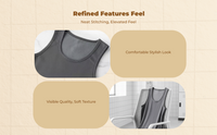Men's Fleece Lined Thermal Vest for Winter