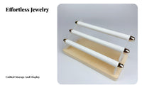 3 tiers Band Display Stand Scratch Protection fleece Band Display Rack Easy Assembly Tiered Jewelry Organizer for Product Photography