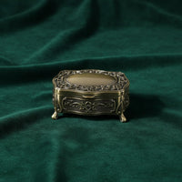 Jewelry Gift Box Luxury Look Vintage Jewelry Box Easy to Clean for Vanity