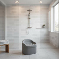 Elderly Shower Chair Stable & Sturdy Elderly Bath Chair With Drainage Holes