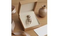 Silent Angel Jewelry Piece Unique Design Fashion Accessory Intricate Elaboration