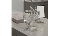 OK Gesture Band Display Stylish Design OK Gesture Jewelry Display Hand Shaped Jewelry Holder Stable Base for Countertop, Dresser