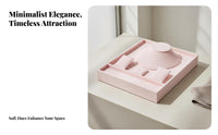 Soft Jewelry Display Tray Versatile Soft Jewelry Tray Set Band Earring Necklace Holder Scuff Protection for Display