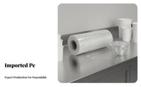 PE Stretch Film Roll Leak-Resistant Self-Adhering Wrapping Film Stretch Wrap Roll High Clearness Clear Cling Wrap Tear-Resistant