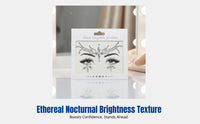 AB Color Luminous Face Stickers, Resin Forehead Crystals, DIY Eye Decals