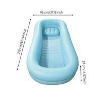 Anti Bath Tub PVC Medical Inflatable Tub Portable for Hospital
