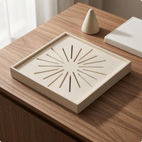 Bracelet Display Tray Shallow Rim Square Jewelry Tray Rigid