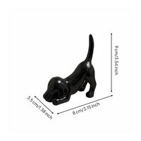 Dog Jewelry Holder Stylish Resin Dog Figurine Cute Home Decor for Entryway
