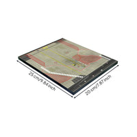 Passenger Aircraft Model with Wooden Base Diecast for Office