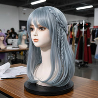 Hairpiece Display Head Long-Lasting Hairpiece Stand Head for Cosplayers