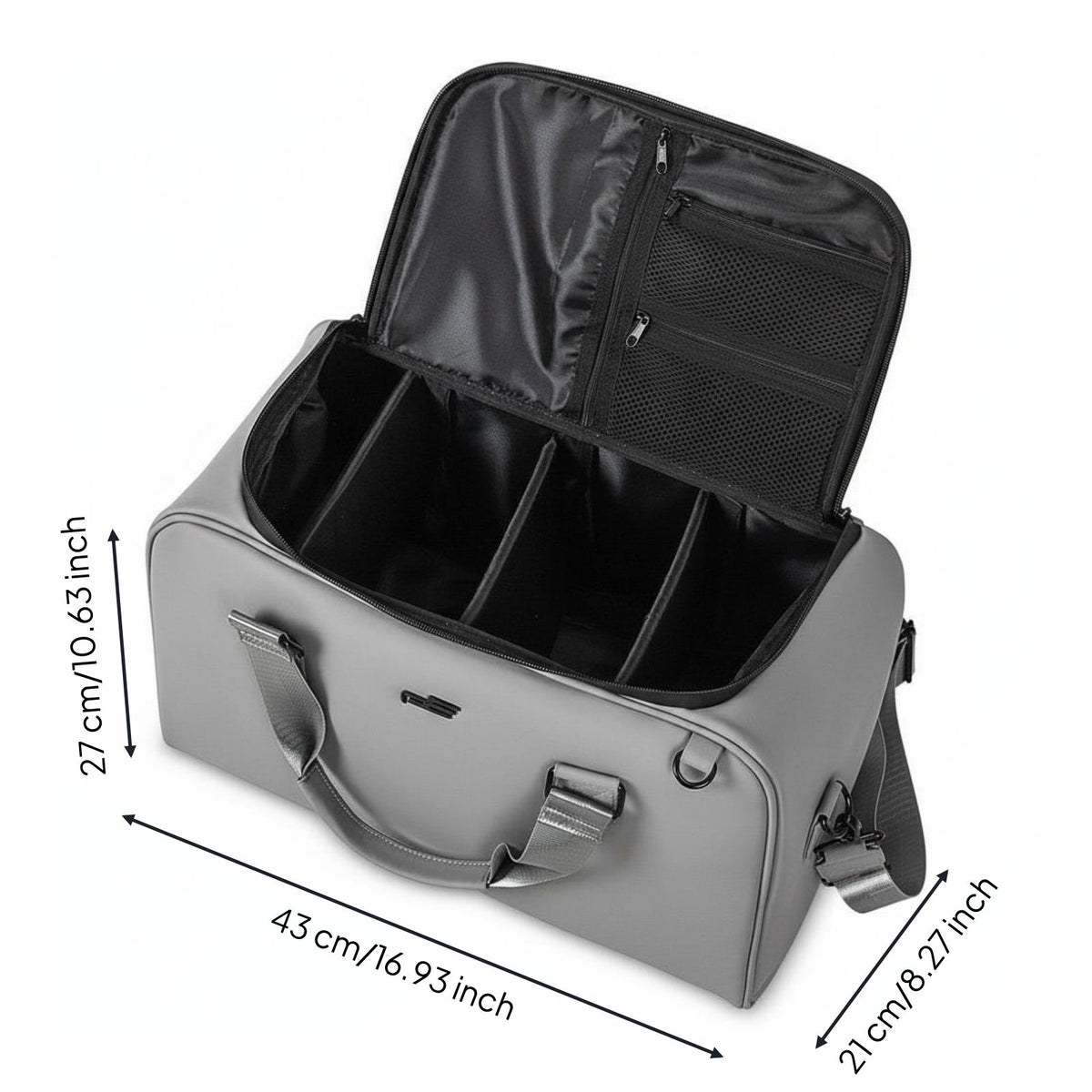 Golf Clothes Bag Custom Insignia Printable Golf Trip Bag Detachable Divider Duffel for Men and Women, Weekend Trips