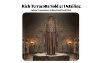 Terracotta soldier Costume grown-up and Child Sizes Cosplay Outfit for Conventions