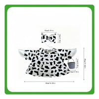 23 Inch Goose Clothes Cow Print Goose Costume for Yard, Farm