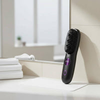 Cordless Straightening Brush Rechargeable Mini Hair Straightener Comb Anti-Scald