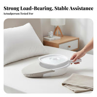 Bedpan with Lid Easy to Clean individual assistance Aid Ergonomic Shape for assistancegivers