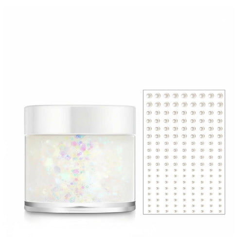 Glow Gel, Crystal Accents, Mermaid Makeup Set, Face Skin, Carnival