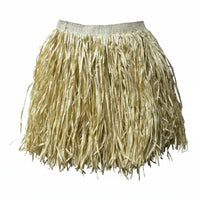 Hawaiian Grass Skirt Authentic Look Luau Flower Lei Kit Easy Wear for Performers