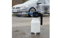 Handheld Car Wash Foam Dispenser Large Capacity Handheld Single-Button 1.5L Foam Spray Bottle for Gardening