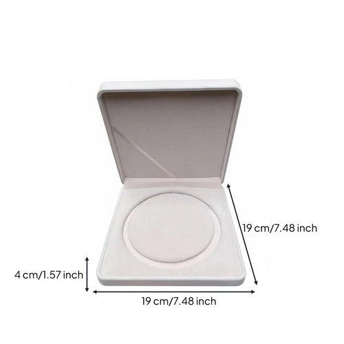Elegant Design Pearl Necklace Box Soft Interior Velvet Jewelry Set Box Secure Closure for Mom, Women, Mother's Day, Anniversaries, Birthdays