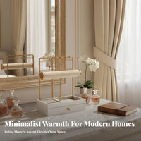 Jewelry Display Stand Large Capacity Earring and Necklace Holder Earring and Bracelet Holder Stable Base Crossbar Jewelry