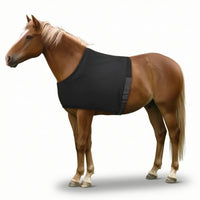 Horse Vest with Velcro Anti-Rub Horse Bib Shoulder Guard Breathable Stretch for Horses, Stable, Grooming
