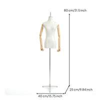 Female Mannequin Torso Glossy Mannequin Torso Lightweight for Boutiques