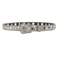 Glitter Belt Shimmering Rhinestone Belt Shiny for Festivals