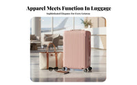 Hardside Luggage Combination Lock Suitcase Organized Interior for Women