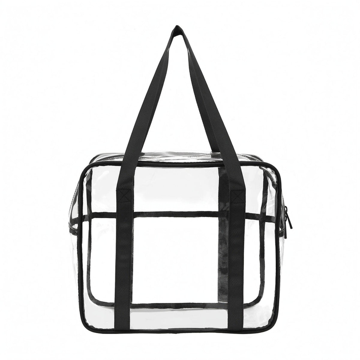 Transparent PVC Storage Bag Reusable Travel Organizer Scratch-Resistant