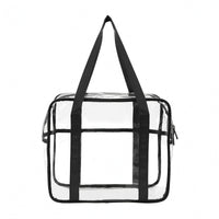 Transparent PVC Storage Bag Reusable Travel Organizer Scratch-Resistant