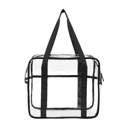 Transparent PVC Storage Bag Reusable Travel Organizer Scratch-Resistant