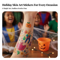 this assortmented skin art Sheet Made with Soybean Ink Temporary skin arts child-safe for Parents