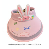 Sun Protection Kids Visor Hat Lightweight Ear Sun Hat for Outdoor, Beach
